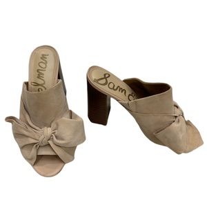 Sam Eldman Yumi Sandals Open Toe Slip On Slide Mules